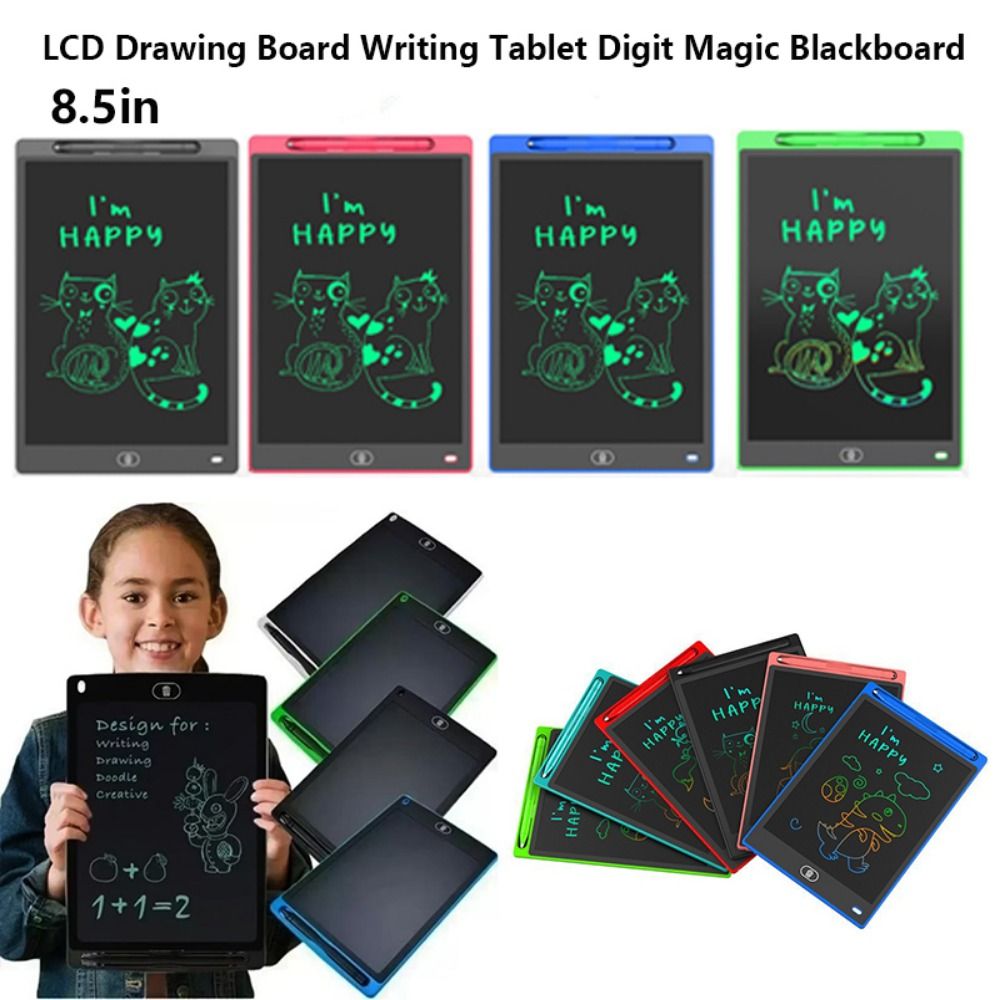 Digital Drawing Tablet - 高品質 8.5 インチ LCD 描画ボードプラスチック多色アートペイントツールライティングタブレットデジットマジック黒板子供のギフト