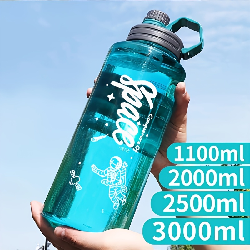Smart Water Bottle Tracker - 2L 3L 大容量スポーツウォーターボトルフィルター付き環境に優しいプラスチックウォーターカップポータブルフィットネスドリンクボトルケトル BPA フリー