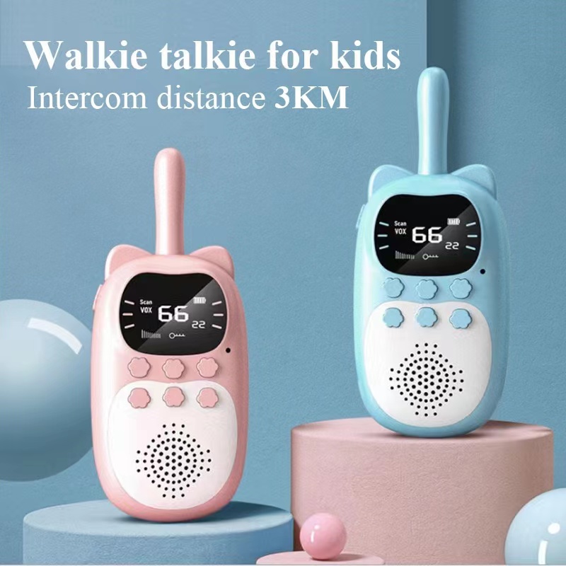 Electronics And Gadgets With Y - 子供用トランシーバー 2個セット 電子玩具 子供用スパイガジェット ベビーラジオ電話 3km範囲