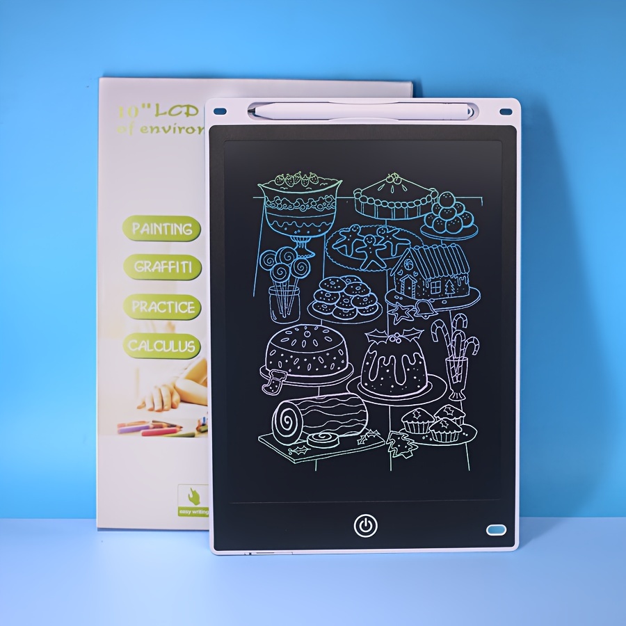 Digital Drawing Tablet - 10 インチライティングタブレットタブレット電子手書きタブレット描画タブレット LCD スクリーンライティングタブレットデジタルグラフィックス