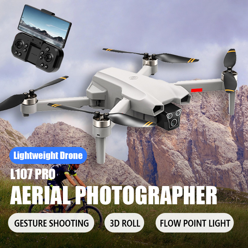 Electronics And Gadgets With P - L017 Proドローン ミニ折りたたみ式クアッドコプター 8KプロフェッショナルHD 360 °