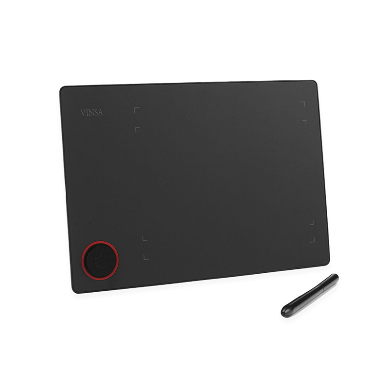 Digital Drawing Tablet - 4つのホットキー、パッシブスタイラス、8192レベルの圧力、7.48x5.71インチを備えた大型グラフィック描画タブレット