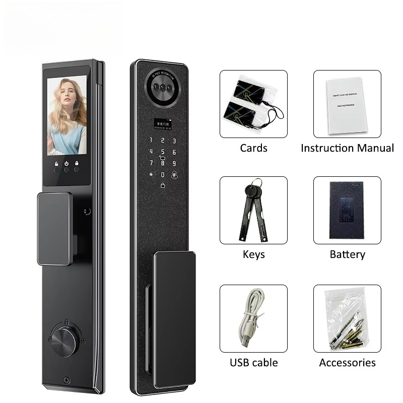 Tuya WiFi スマートドアロック、家庭用生体認証指紋ロ - Electronics & Gadgets Starting With V のレビューと価格