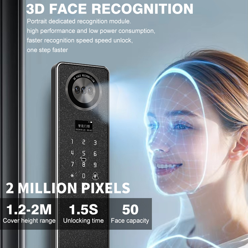 Tuya WiFi スマートドアロック、家庭用生体認証指紋ロ - Electronics & Gadgets Starting With V のレビューと価格