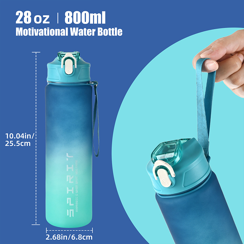1 個ホット販売 750 ミリリットルスポーツウォーターボト - Smart Water Bottle Tracker のレビューと価格