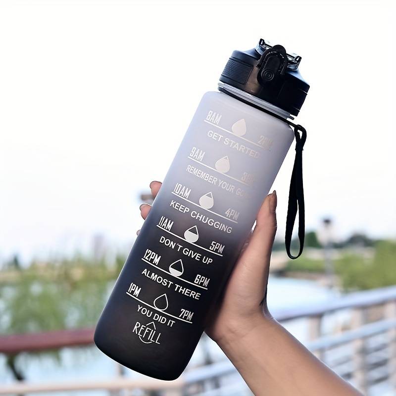 グラデーションカラー 1000mL 大容量アウトドアスポーツ - Smart Water Bottle Tracker のレビューと価格