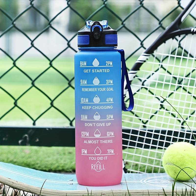 グラデーションカラー 1000mL 大容量アウトドアスポーツ - Smart Water Bottle Tracker のレビューと価格