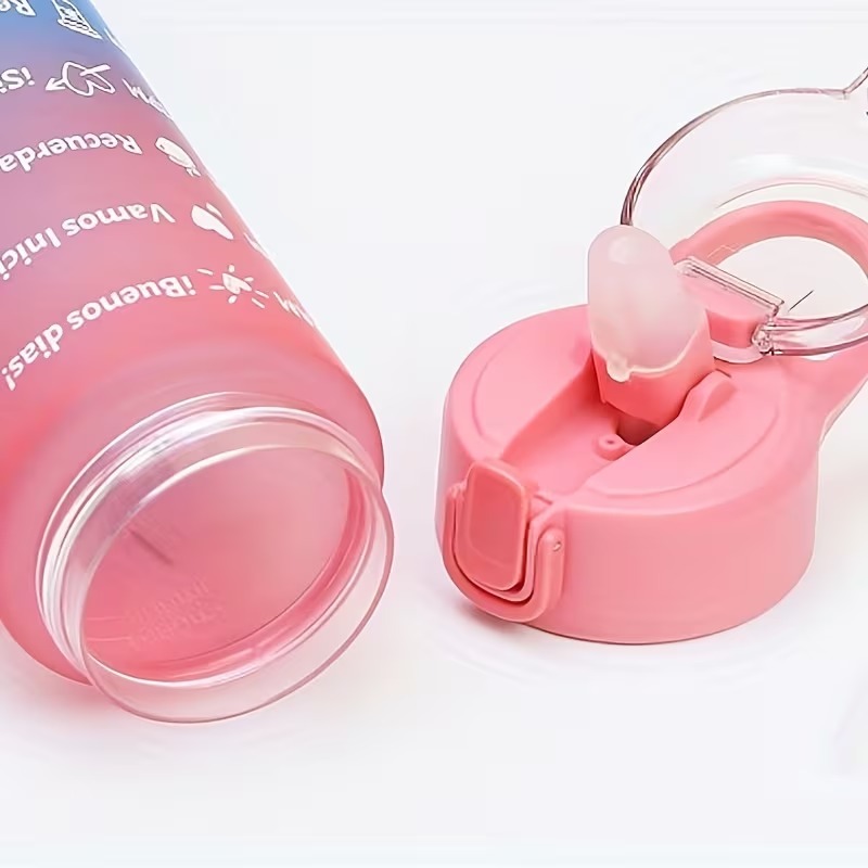 900ml スポーツウォーターボトル 高温耐性 目盛り付きス - Smart Water Bottle Tracker のレビューと価格