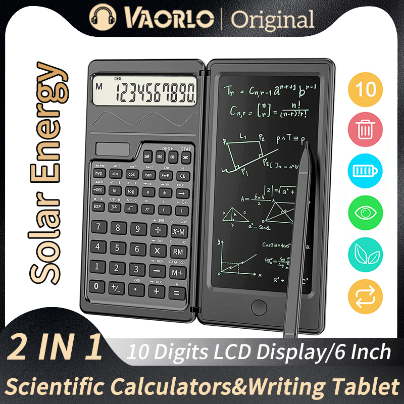 VAORLO 2 IN 1 折りたたみ式関数電卓 6 インチ - Digital Drawing Tablet のレビューと価格