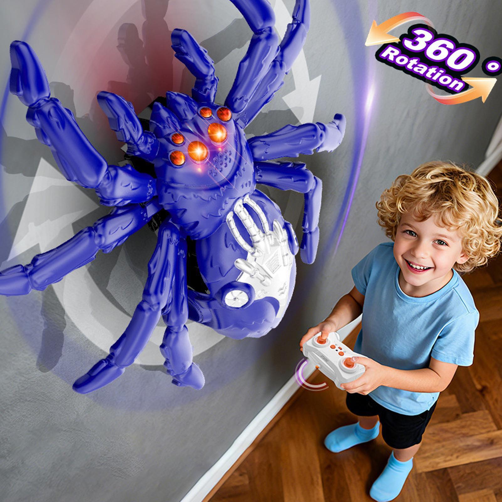 リモコンスパイダーおもちゃ 充電式クロールロボット LEDア - Electronics And Gadgets With Y のレビューと価格