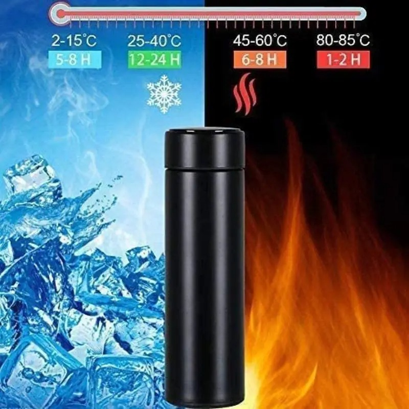 316ステンレス鋼スマートサーモマグ LED温度表示 タッチ - Smart Water Bottle Tracker のレビューと価格