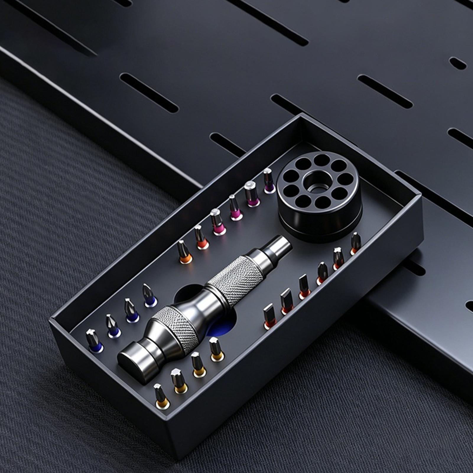 電動ドライバービット 22 個磁気ドリルチップ収納ベース付き - Electronics & Gadgets Starting With V のレビューと価格