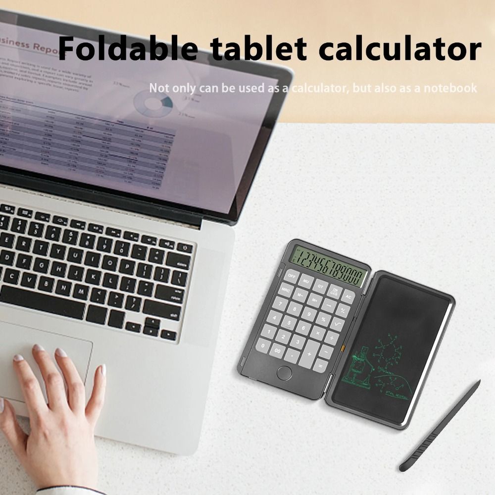 2in1関数電卓大画面ディスプレイ消去可能オフィスLCD描画 - Digital Drawing Tablet のレビューと価格