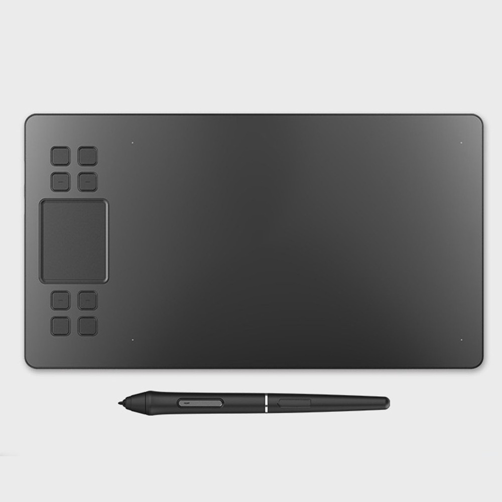 10×6 インチ描画タブレットバッテリーフリーペン 1638 - Digital Drawing Tablet のレビューと価格