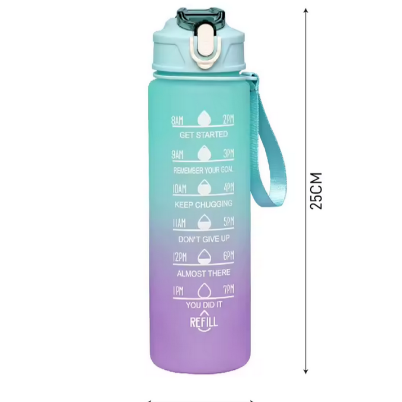 スポーツウォーターボトル 時間追跡ストロー付き 漏れ防止ロッ - Smart Water Bottle Tracker のレビューと価格