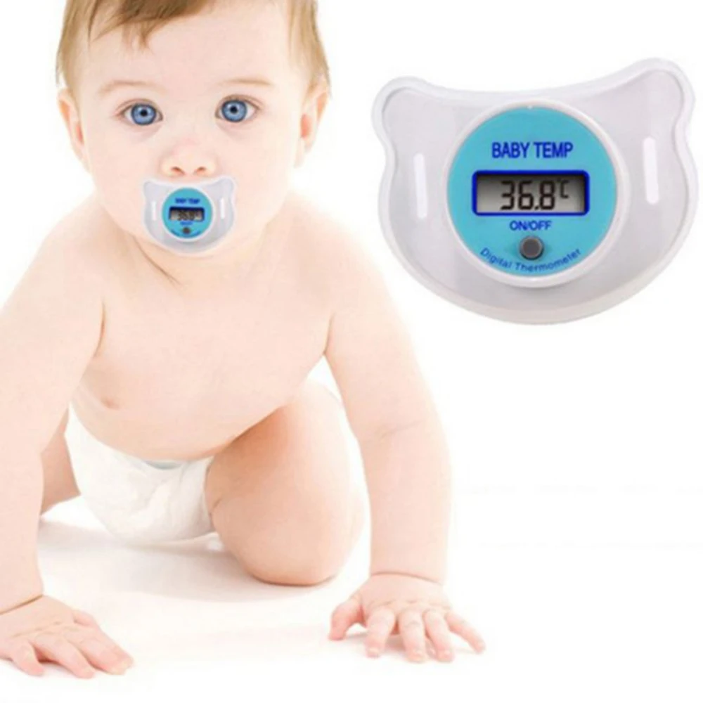 幼児ベビー実用デジタル温度おしゃぶり液晶乳首口腔温度計口アラ - Electronics And Gadgets With Y のレビューと価格