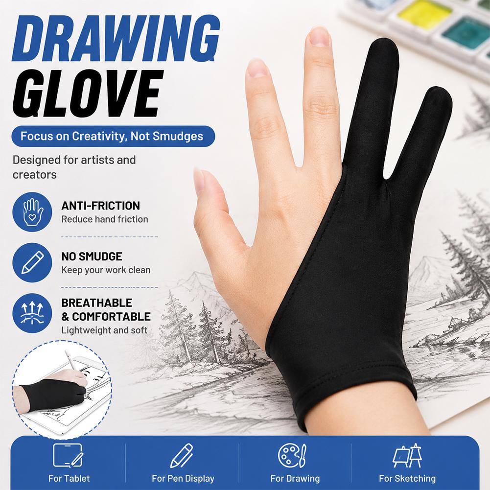 描画用手袋 アンチタッチスクリーンアーティストグローブ 通気 - Digital Drawing Tablet のレビューと価格